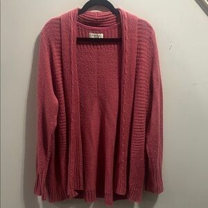 Sonoma Women's Pink Cardigan Sweater